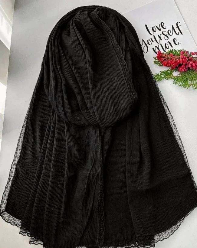 شال پفکی دور دانتل ۴۵۳۶