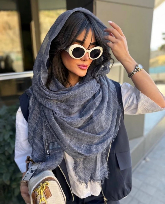 شال کنفی zara