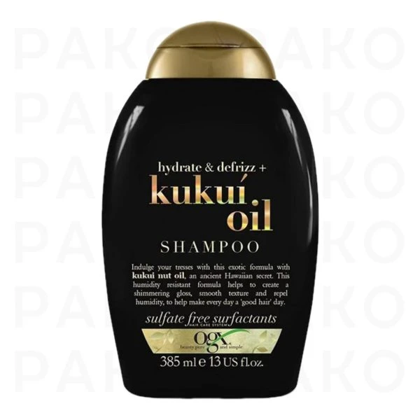 شامپو آبرسان او جی ایکس مدل KUKUI OIL حجم 385 میل