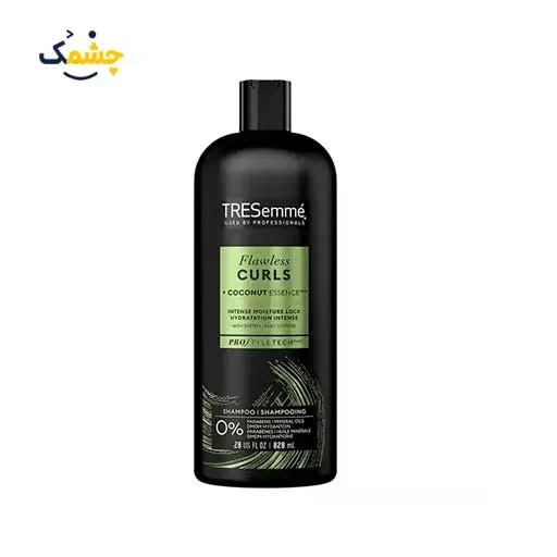 شامپو آبرسان موهای فر ترزمی با حجم 828 میل (لهستانی) (قابل استفاده موهای فر و لخت) | Tresemme Flawless curls