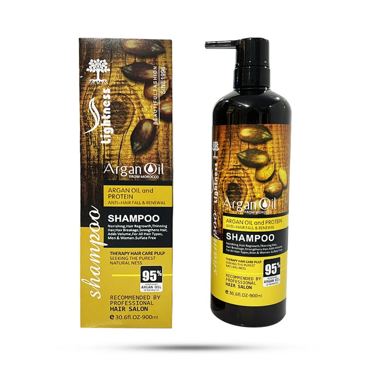 شامپو ارگان لایتنس اصلی پنج ستاره | Lightness Argan Oil Shampoo Original 5 Stars