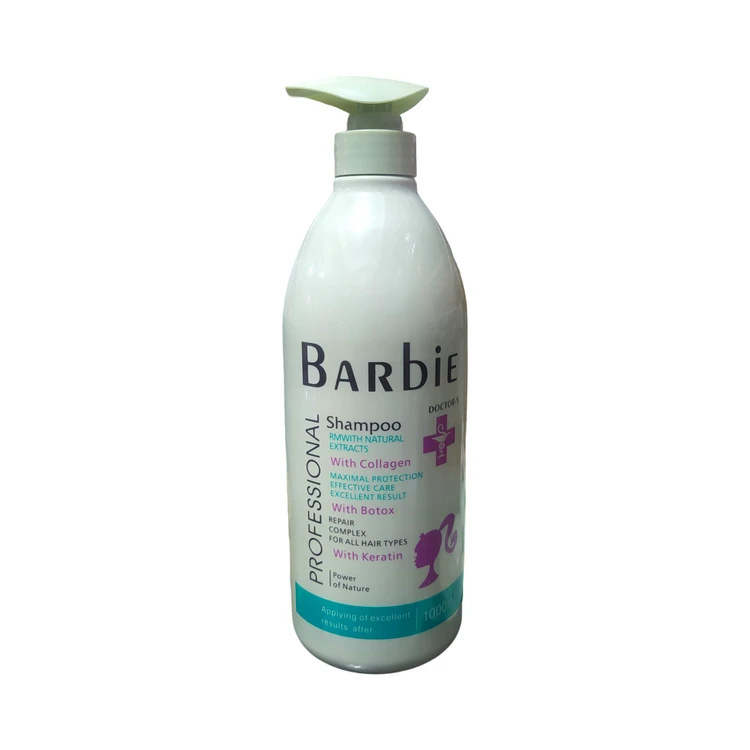 شامپو باربی بدون سولفات مخصوص موهای کراتین شده Barbie Profesional Shampoo