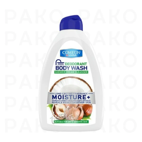 شامپو بدن moisture روغن نارگیل و فندق کامان comeon