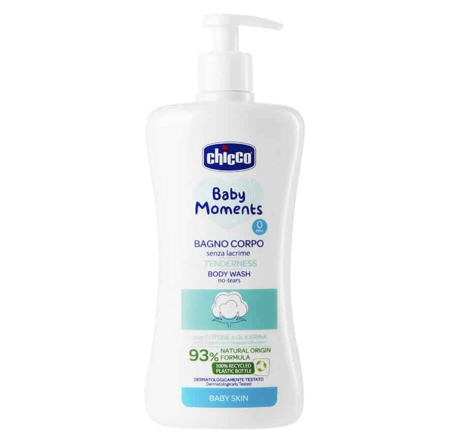 شامپو بدن بچه چیکو Chicco مدل Bango Corpo Senza Lacrime Tenderness حجم 500 میل اصل و اورجینال