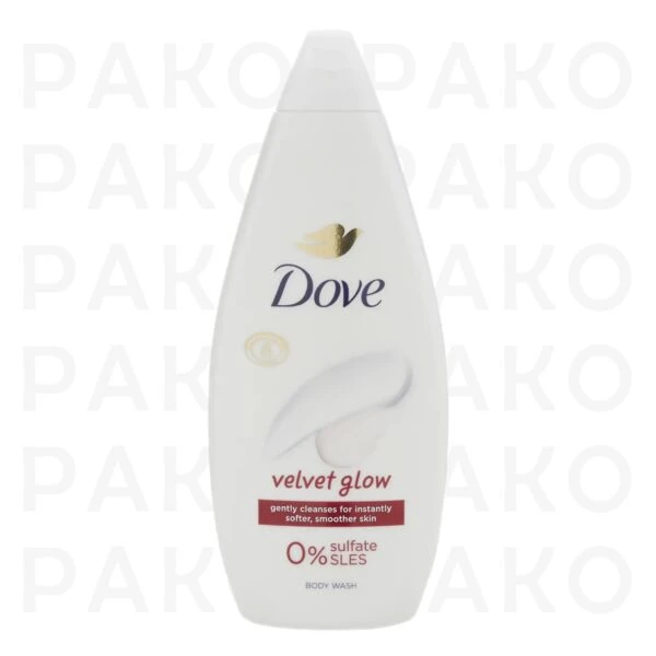 شامپو بدن داو بدون سلفات مدل Velvet Glow حجم 450 ميل محصول اروپا Dove