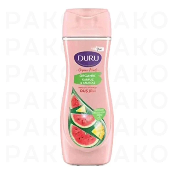 شامپو بدن دورو سری Organic Fruits با رایحه هندوانه و آناناس 450 میل