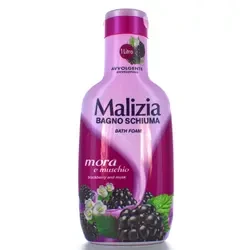 شامپو بدن مالزیا Malizia حاوی عصاره تمشک و شکوفه حجم 1000 میل