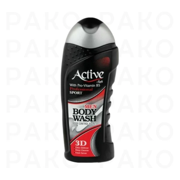 شامپو بدن مردانه اسپرت مشکی اکتیو active