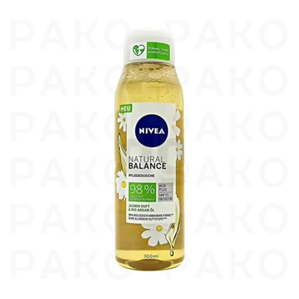 شامپو بدن نیوا سری Natural Balance حاوی روغن آرگان و رایحه یاسمین 300 میل