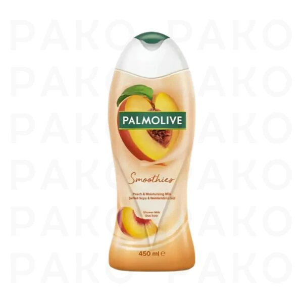 شامپو بدن پالمولیو PALMOLIVE مدل Smoothies رایحه هلو و شیر حجم 450 میلی لیتر