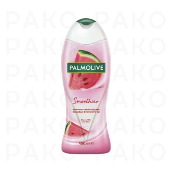 شامپو بدن پالمولیو PALMOLIVE مدل Smoothies رایحه هندوانه و شیر حجم 450 میلی لیتر