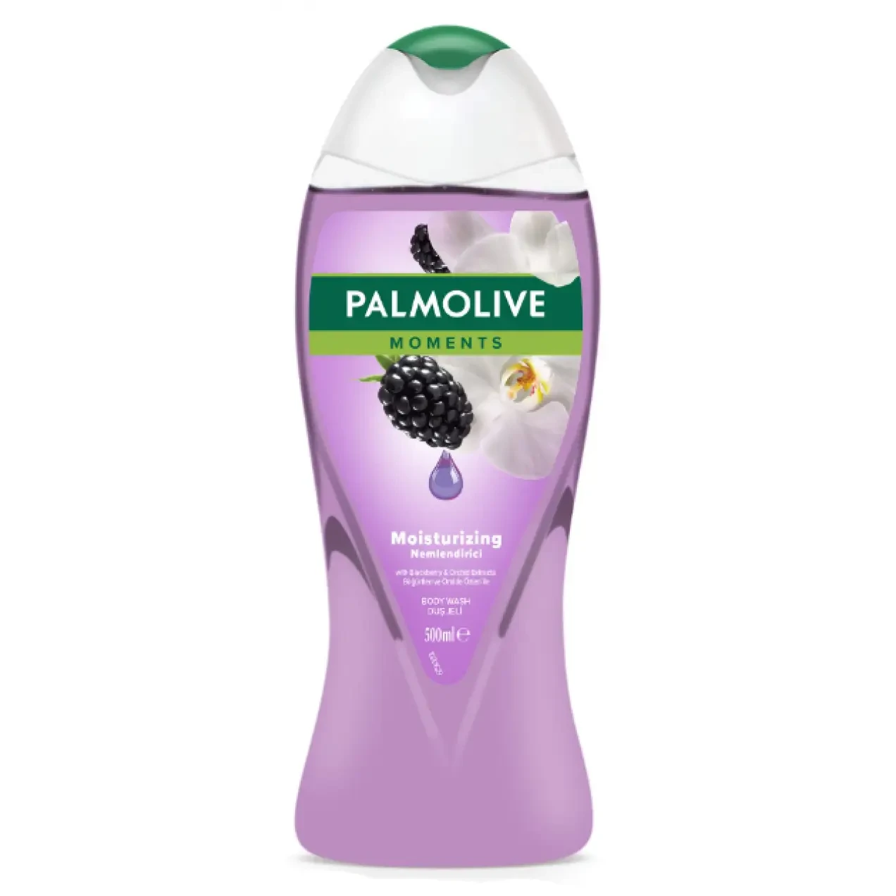 شامپو بدن پالمولیو Palmolive عصاره شاه توت و گل ارکیده حجم 500 میل اصل و اورجینال