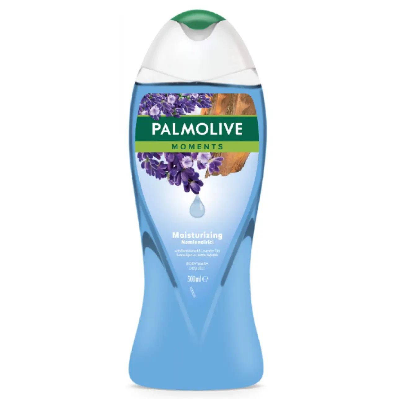 شامپو بدن پالمولیو Palmolive عصاره لوندر و چوب صندل حجم 500 میل اصل و اورجینال