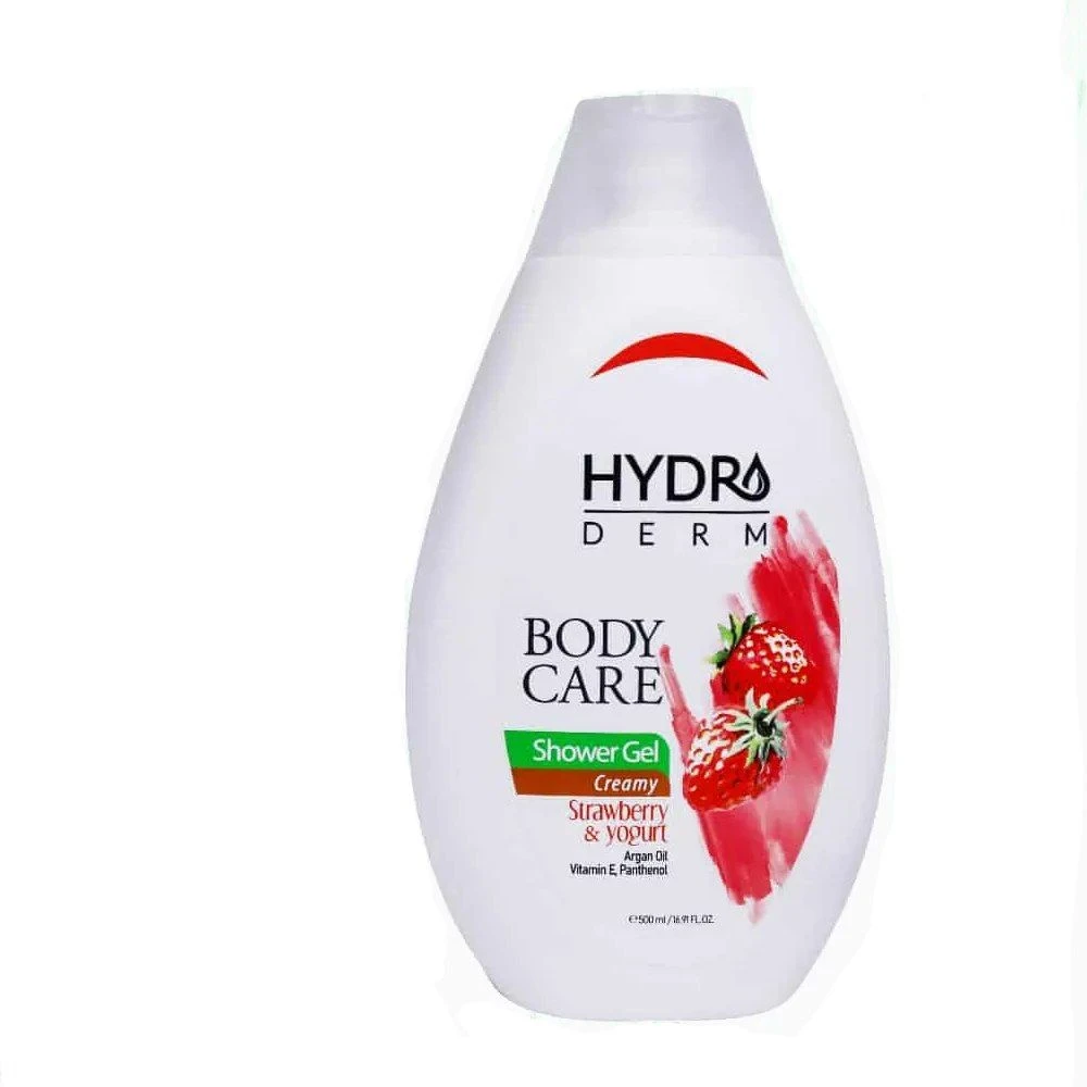شامپو بدن کرمی هیدرودرم با رایحه توت فرنگی (500ml)