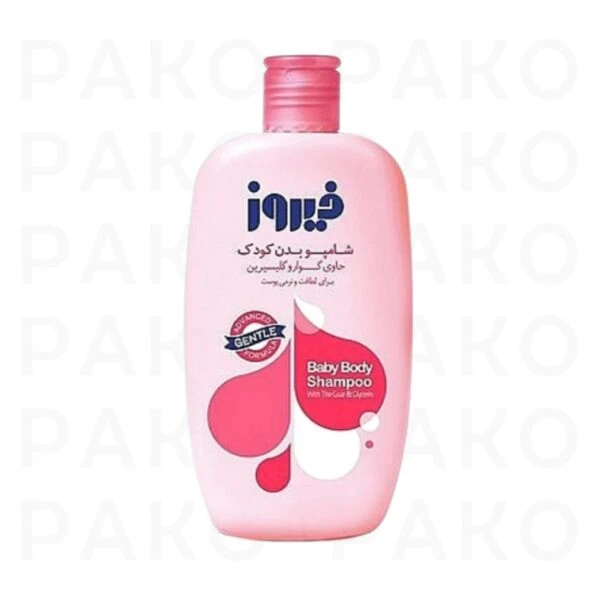 شامپو بدن کودک حاوی گوار و گلیسیرین فیروز 450 میلی لیتر firooz