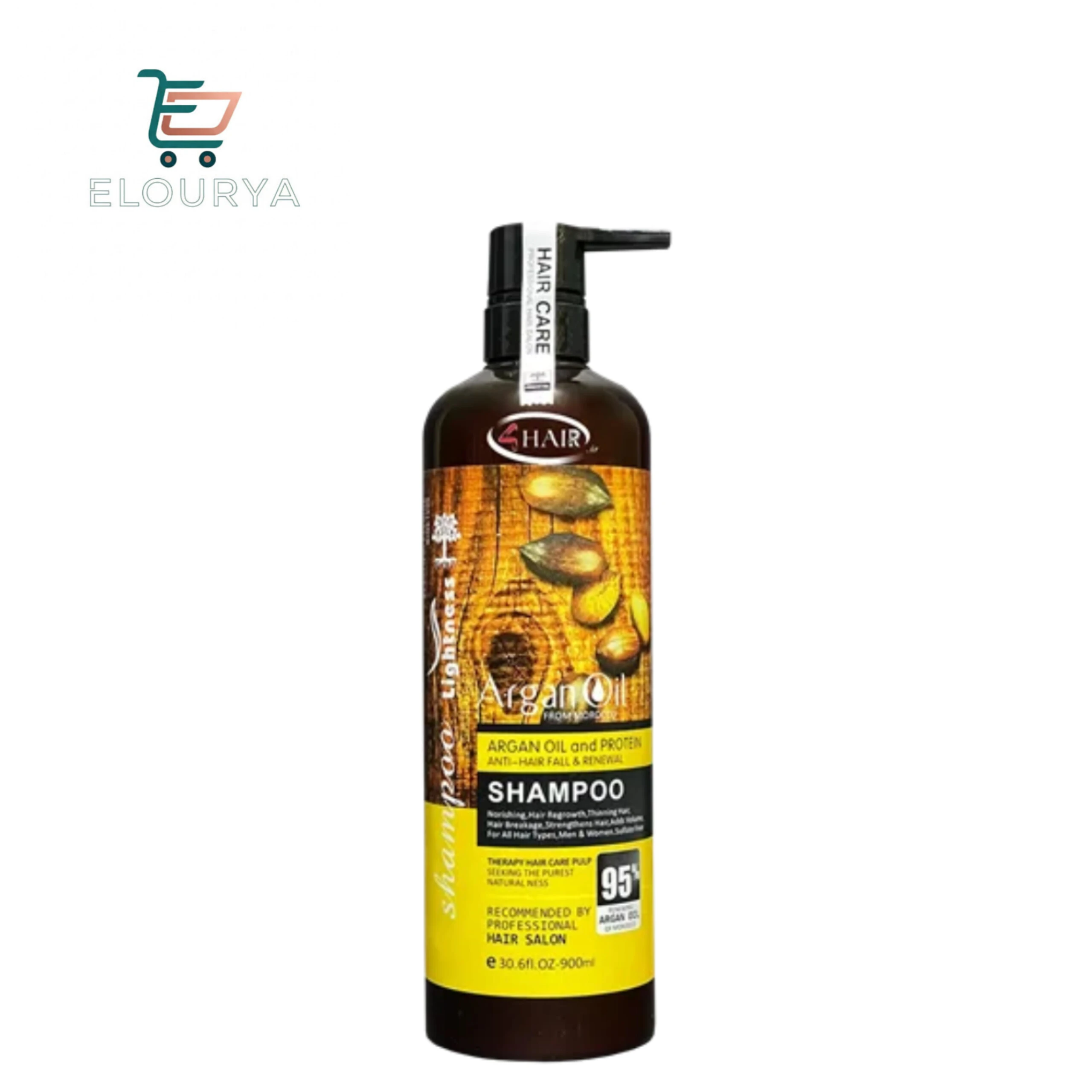 شامپو بدون سولفات آرگان لایتنس 95 درصد روغن آرگان