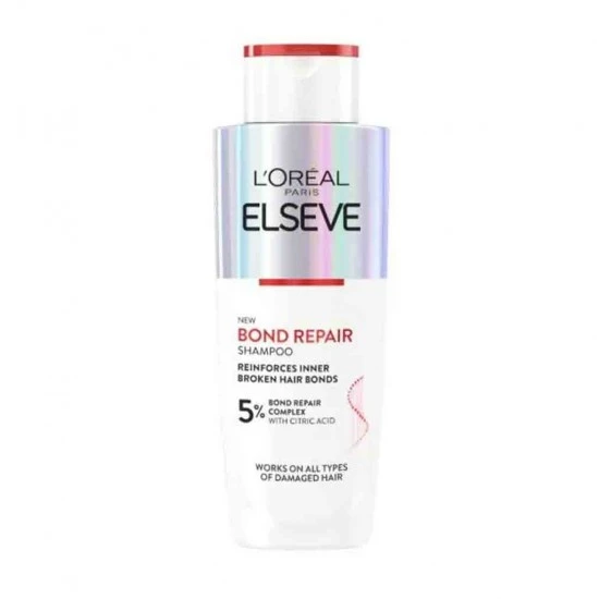 شامپو بدون سولفات لورآل پاریس LOREAL PARIS مدل ELSEVE BOND REPAIR حجم 200 میل