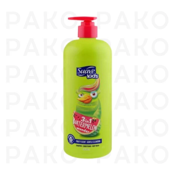 شامپو بچه سواو كيدز پمپي مدل Watermelon Wonder وزن 532 ميل Suave Kids