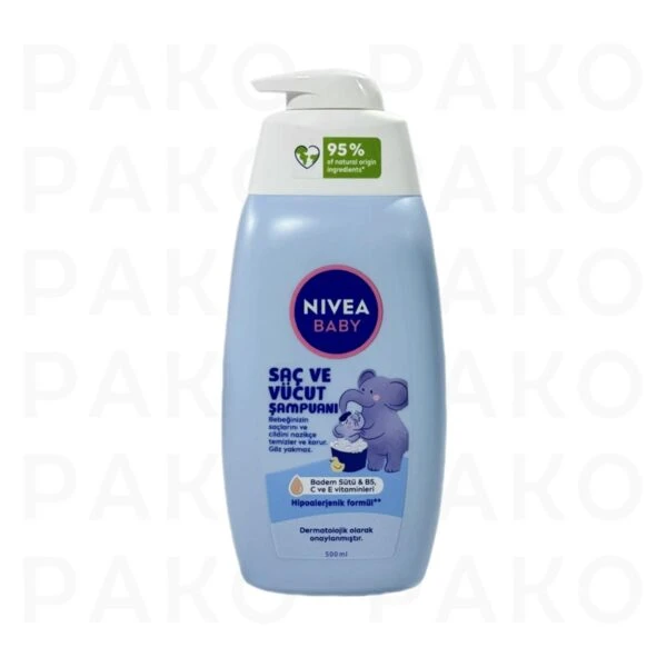 شامپو بچه نیوا NIVEA سر و بدن Sac Ve Vucut حجم 500 میل