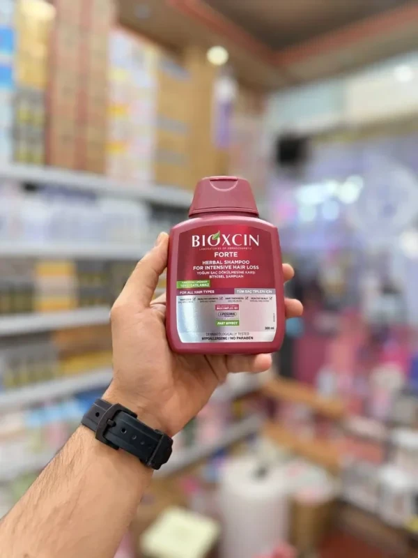 شامپو بیوکسین قرمز- ضد ریزش مو مخصوص تمامی موها Bioxin red anti-loss shampoo for all hair