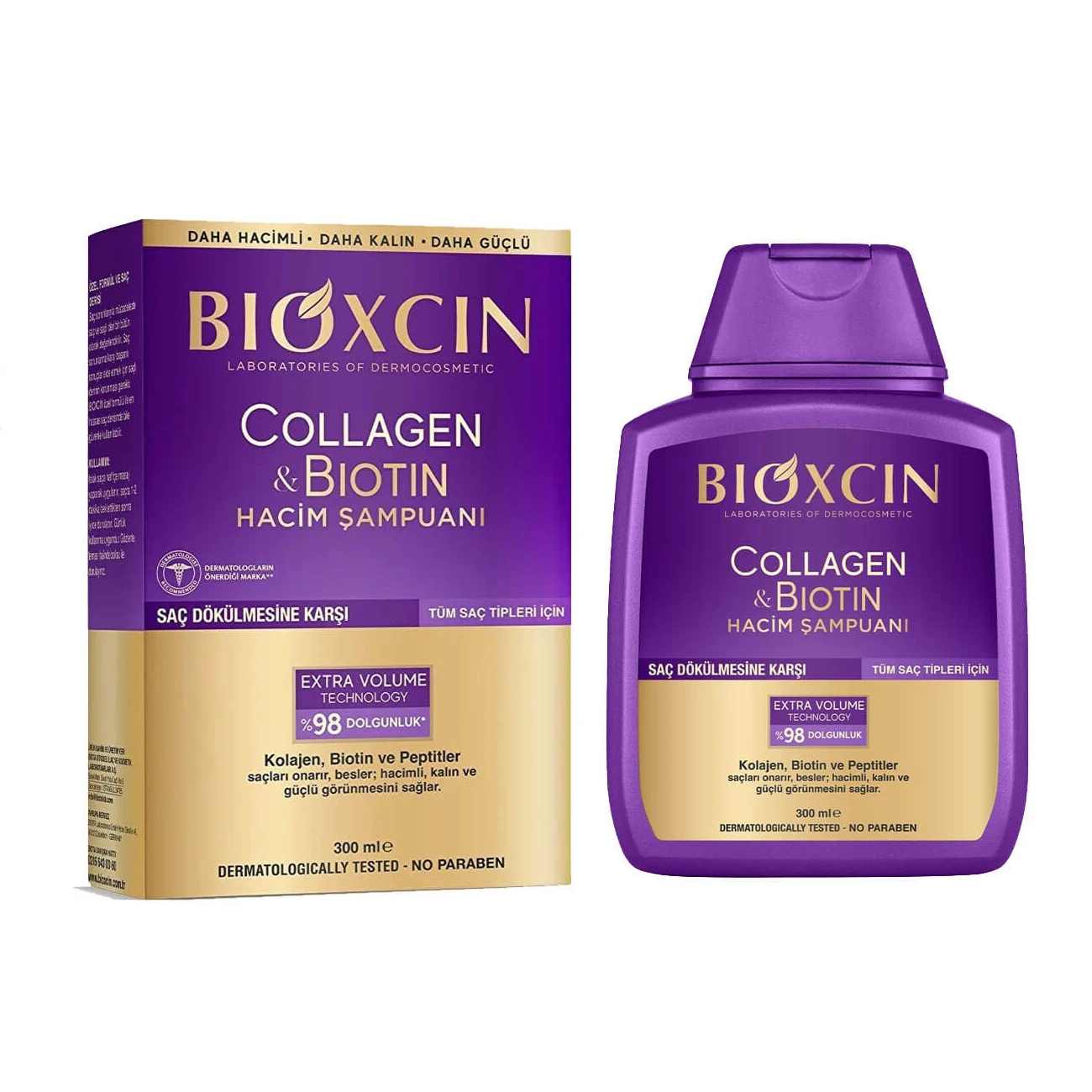 شامپو بیوکسین مدل COLLAGEN BIOTIN