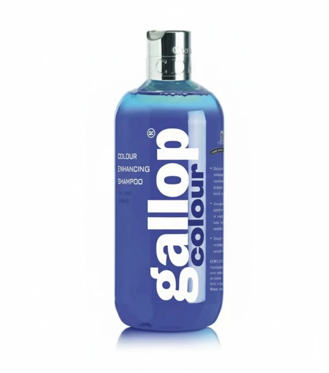 شامپو تشدید کننده رنگ اسب Gallop | براق‌کننده و تقویت رنگ پوشش اسب – 500ml