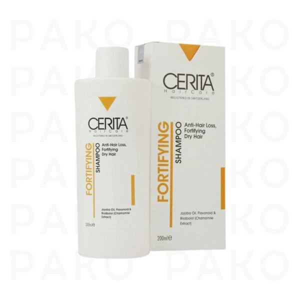 شامپو تقویت کننده و ضد ریزش مو سریتا مدل Fortifying مناسب موهای خشک cerita