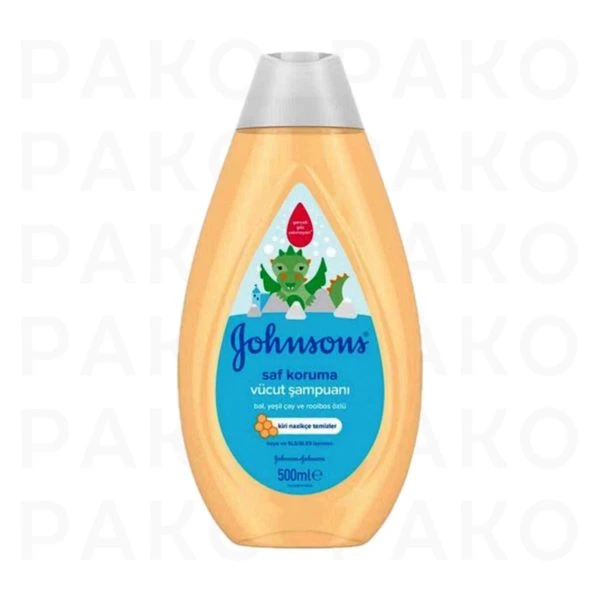 شامپو جانسون Johnson سر و بدن کودک حاوی عصاره عسل حجم 500 میلی لیتر