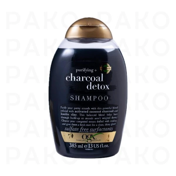 شامپو دتوکس او جی ایکس مدل CHARCOAL DETOX حجم 385 میل