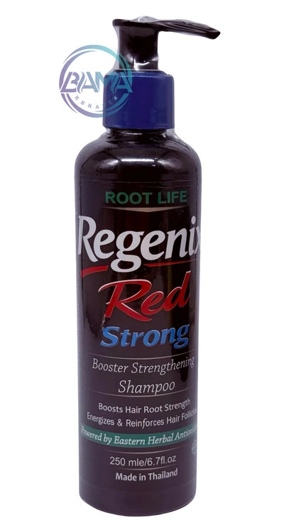 شامپو رجنیکس ضدریزش و شوره روت لایف regenix red strong