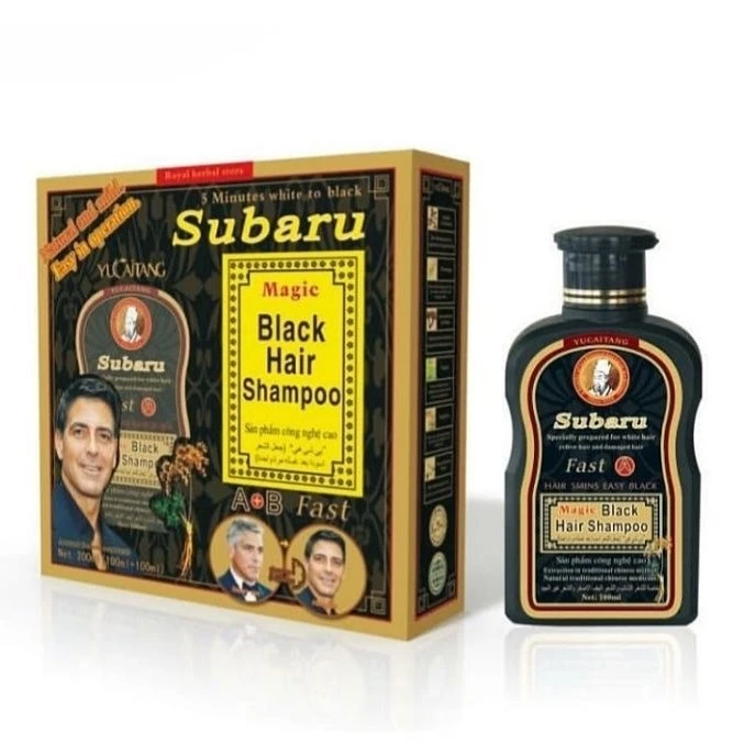 شامپو رنگ مو و رفع سفیدی مو سوبارو مدل FastShampoo Subaru Fast