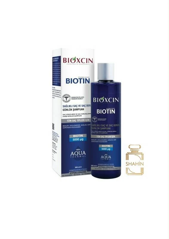 شامپو روزانه ضد ریزش بیوتین بیوکسین Bioxcin Biotin Iceren Sac Shampuan
