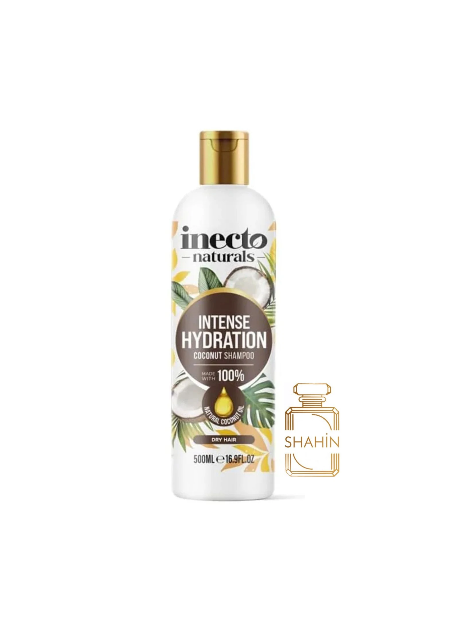 شامپو سر مو نرم کننده حاوی روغن نارگیل اینکتو اصل INECTO NATURALS COCONUT SHAMPOO 500ML