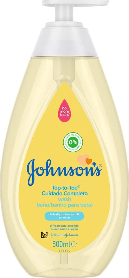 شامپو سر و بدن جانسون اصل اروپا jahnson