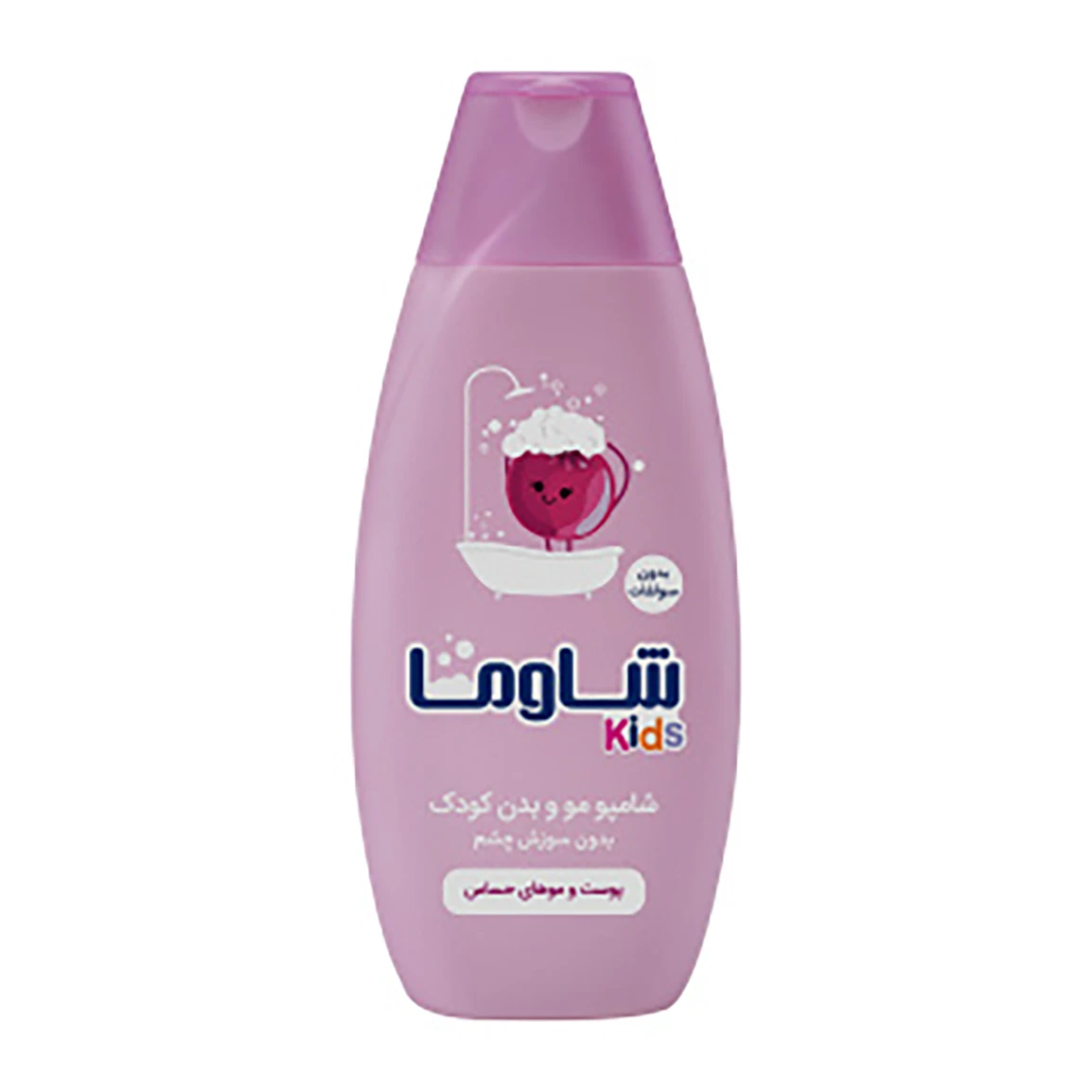 شامپو سر و بدن دخترانه شاوما حجم 400 میلی لیتر