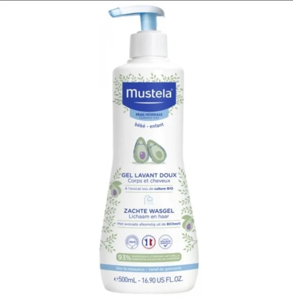 شامپو سر و بدن موستلا (Mustela Hair &#۰۳۸; Body Wash)
