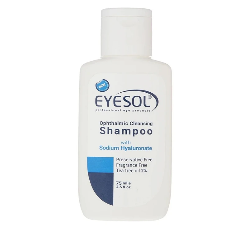 شامپو شست‌وشوی پلک و مژه آیسول ophthalmic حجم 75 میل