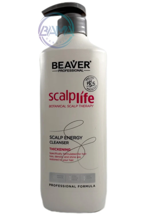 شامپو ضخیم کننده و ضد ریزش مو اسکالپ لایف بیور ۶۰۰م Beaver