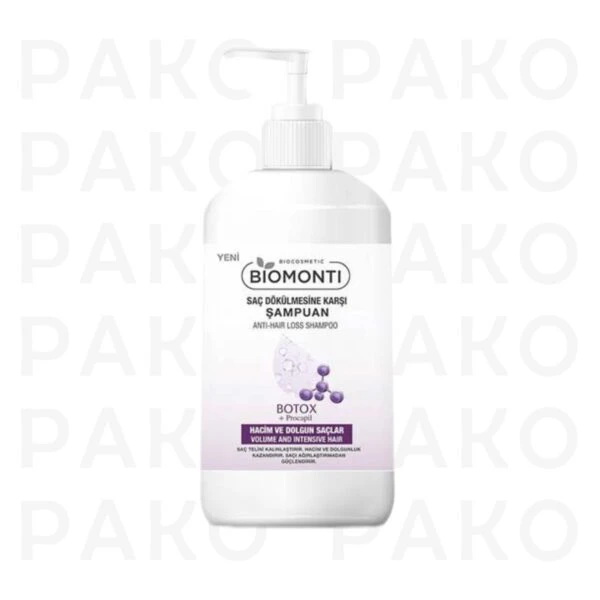 شامپو ضد ريزش بيومونتي Biomonti حاوي بوتاكس و پروكپيل حجم 1000 ميل