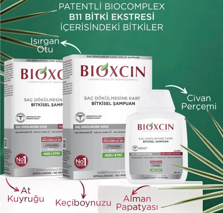 شامپو ضد ریزش بیوکسین کلاسیک300 میل (Bioxsine Classic)