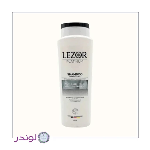 شامپو ضد ریزش کافئین لِزور | تقویت ریشه و کاهش ریزش مو