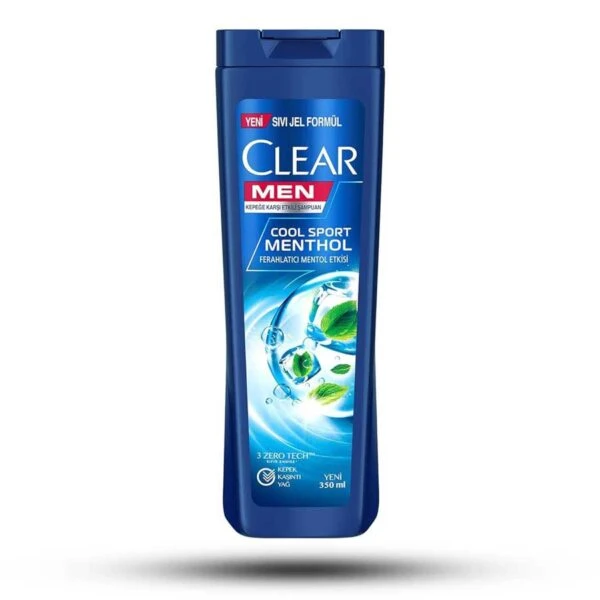 شامپو ضد شوره مردانه کلیر مدل Cool Sport Menthol حجم 350 میل