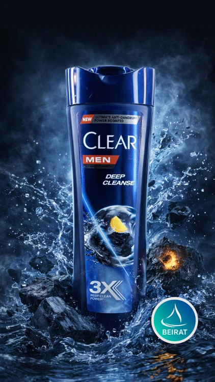 شامپو ضد شوره مردانه کلیر مدل Deep Cleanse حجم 315 میل تایلند