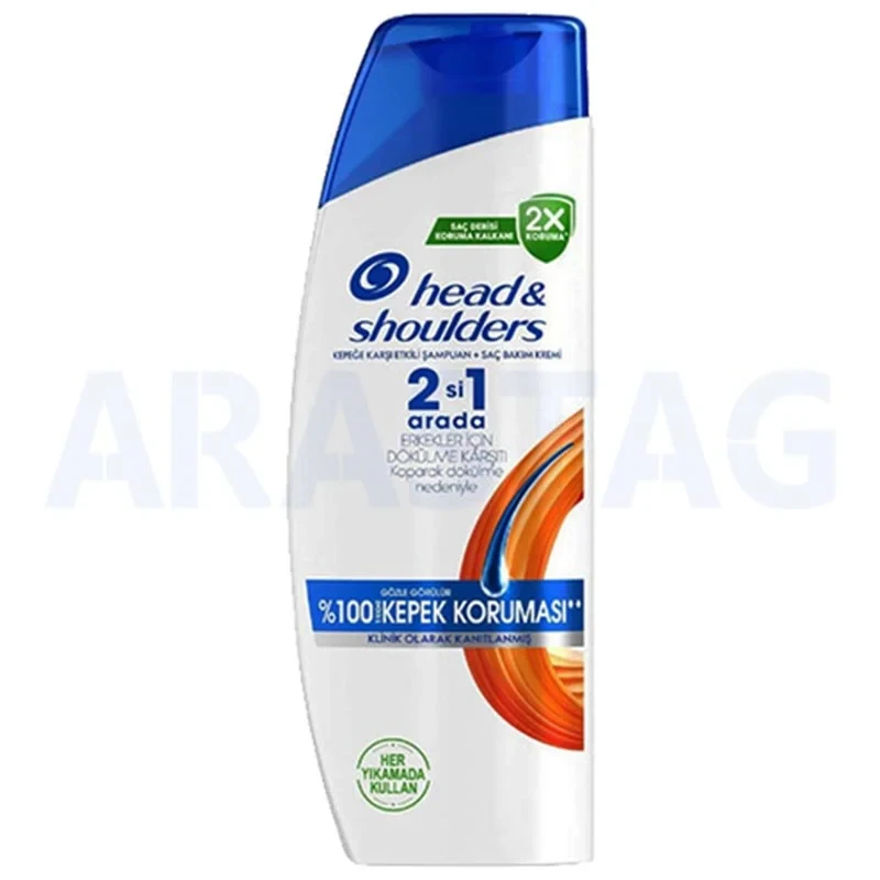 شامپو ضد شوره و ضد ریزش 2 در 1 مردانه HEAD AND SHOULDERS
