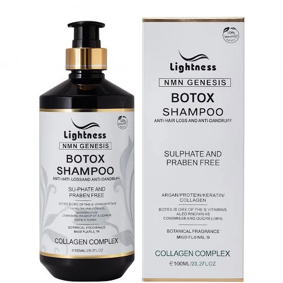 شامپو ضد شوره و ضد ریزش بوتاکس لایتنس Lightness حجم 800 میل
