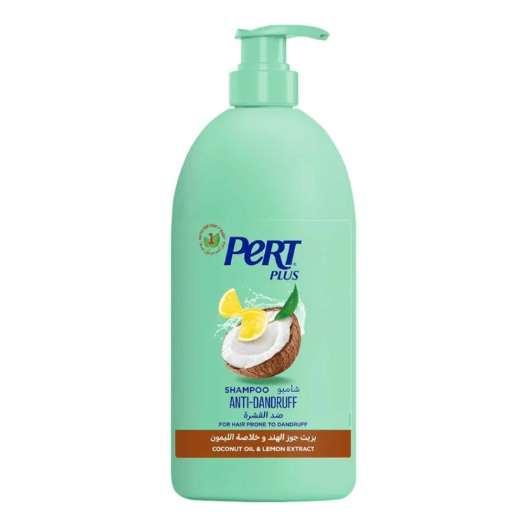 شامپو ضد شوره پرت پلاس حاوی روغن نارگیل و عصاره لیمو | Pert Plus Anti-Dandruff Shampoo with Coconut Oil & Lemon Extract ‌