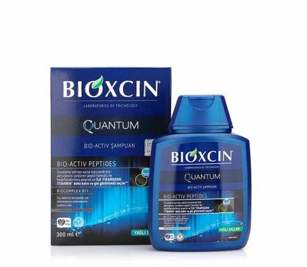 شامپو ضدریزش مخصوص موی چرب بیوکسین BIOXCIN مدلQUANTUM کوانتوم