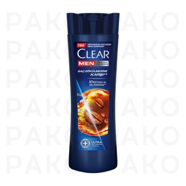 شامپو كلير قهوه مردانه اصل ضدريزش و ضدشوره قدرتمند حجم 350 ميل clear