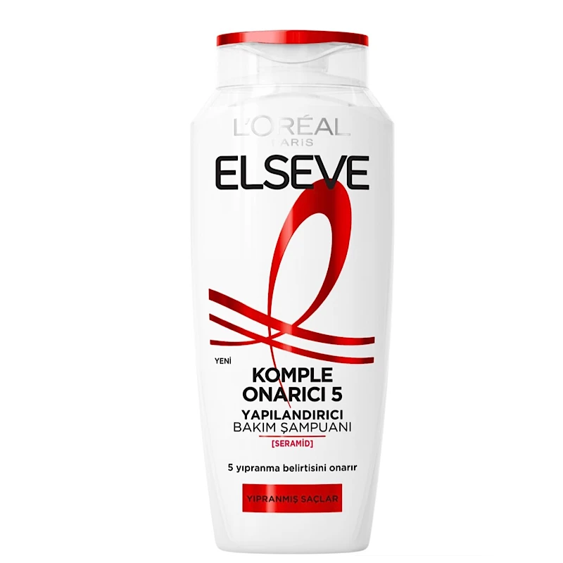 شامپو لورال سفید ۵ کاره مدل حجم 300 میل Loreal Komple Onarici 5