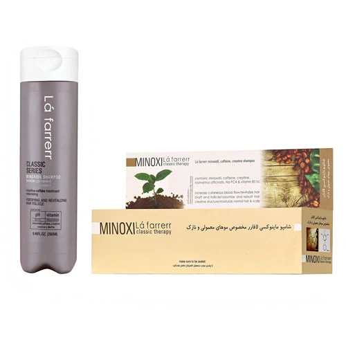 شامپو ماینوکسی مخصوص موهای معمولی و نازک 150ml لافارر